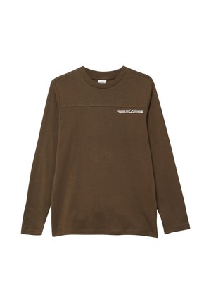 Longsleeve - dunkelbraun