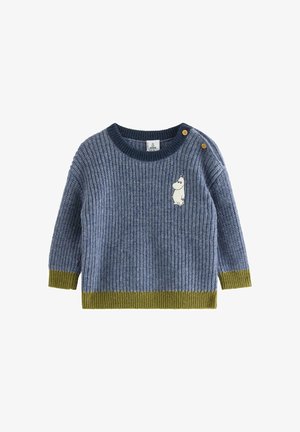 Lindex, UNISEX - Striktrøje - blue melange