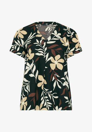 Evans, PLUS SIZE SHORT SLEEVE TOPS - Camicetta - black