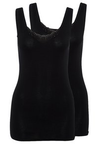 COTTON ESSENTIALS 2 PACK - Spodnja majica - black