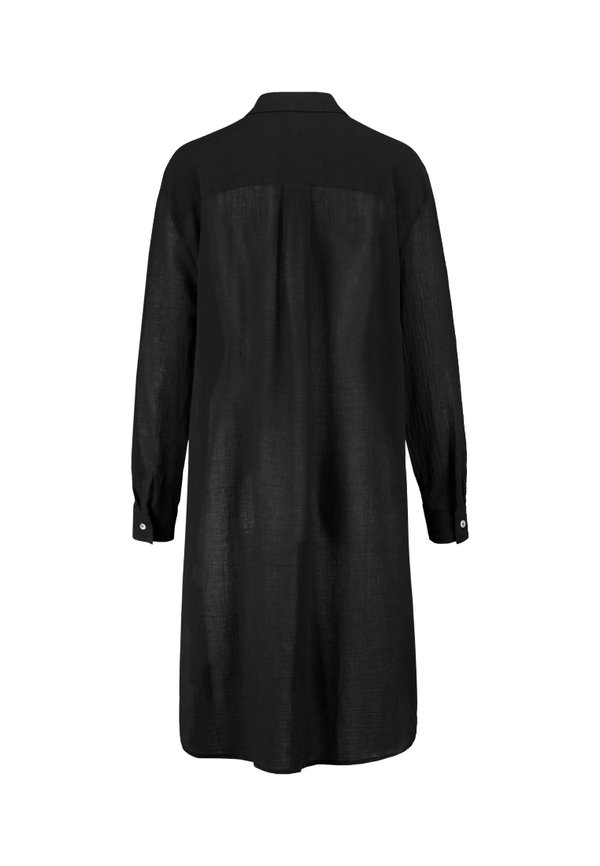 BEACH BASICS CRINKLE TWILL BEACH SHIRT - Beach accessory - schwarz2