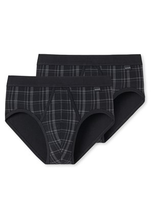 Schiesser 2-PACK ATTRAKTIVE ORIGINAL CLASSICS - Slip - schwarz