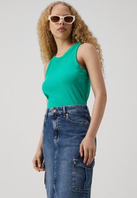 GAP CARGO SKIRT LENNON - Jupe trapèze - medium indigo