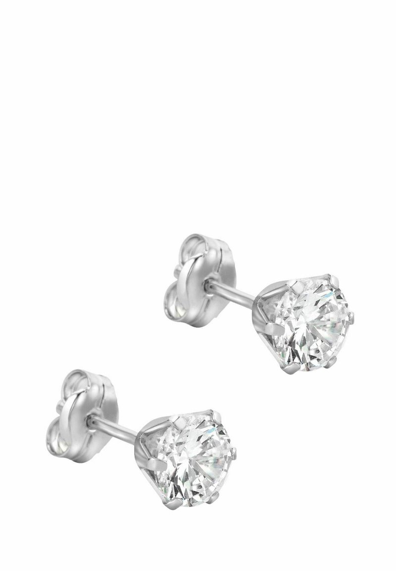 Boucles D'oreilles En Argent Sterling Avec Zirconia Cubique - Clous, Marque SilverSpeck, Neuf Sans Emballage