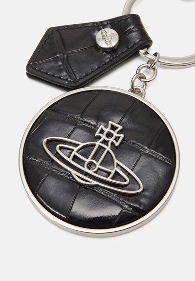Vivienne Westwood THIN LINE ORB KEYRING UNISEX - Atslēgu gredzens - black