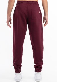 Lonsdale JOGGING NORMALE PASSFORM SUMBURGH - Treningo apatinė dalis - oxblood yellow