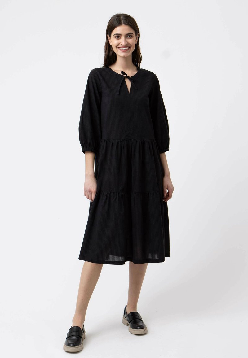 Damen Freizeitkleider | Lana Organic FJOLA Freizeitkleid schwarz - RY95546 Damen Freizeitkleider | Lana Organic FJOLA Freizeitkleid schwarz - RY95546