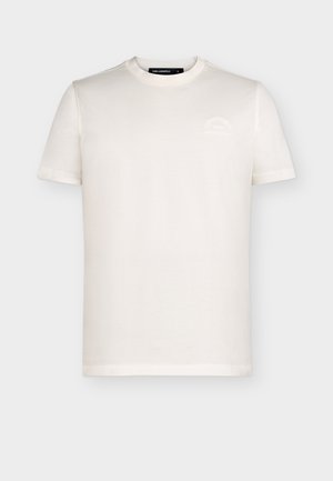 KARL LAGERFELD, T-SHIRT CREWNECK - Βασικό μπλουζάκι - champagne