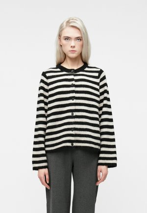 SLFLULU NEW NOOS - Strickjacke - black/birch