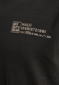 HALO GEAR  WAFFLE - Langarmshirt - raven