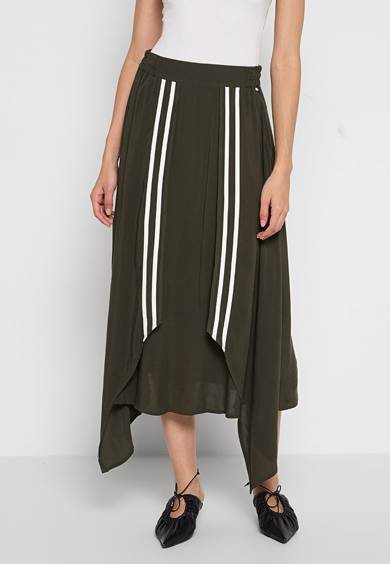 LIU JO A-lijn rok donkergroen LIU JO A-lijn rok donkergroen