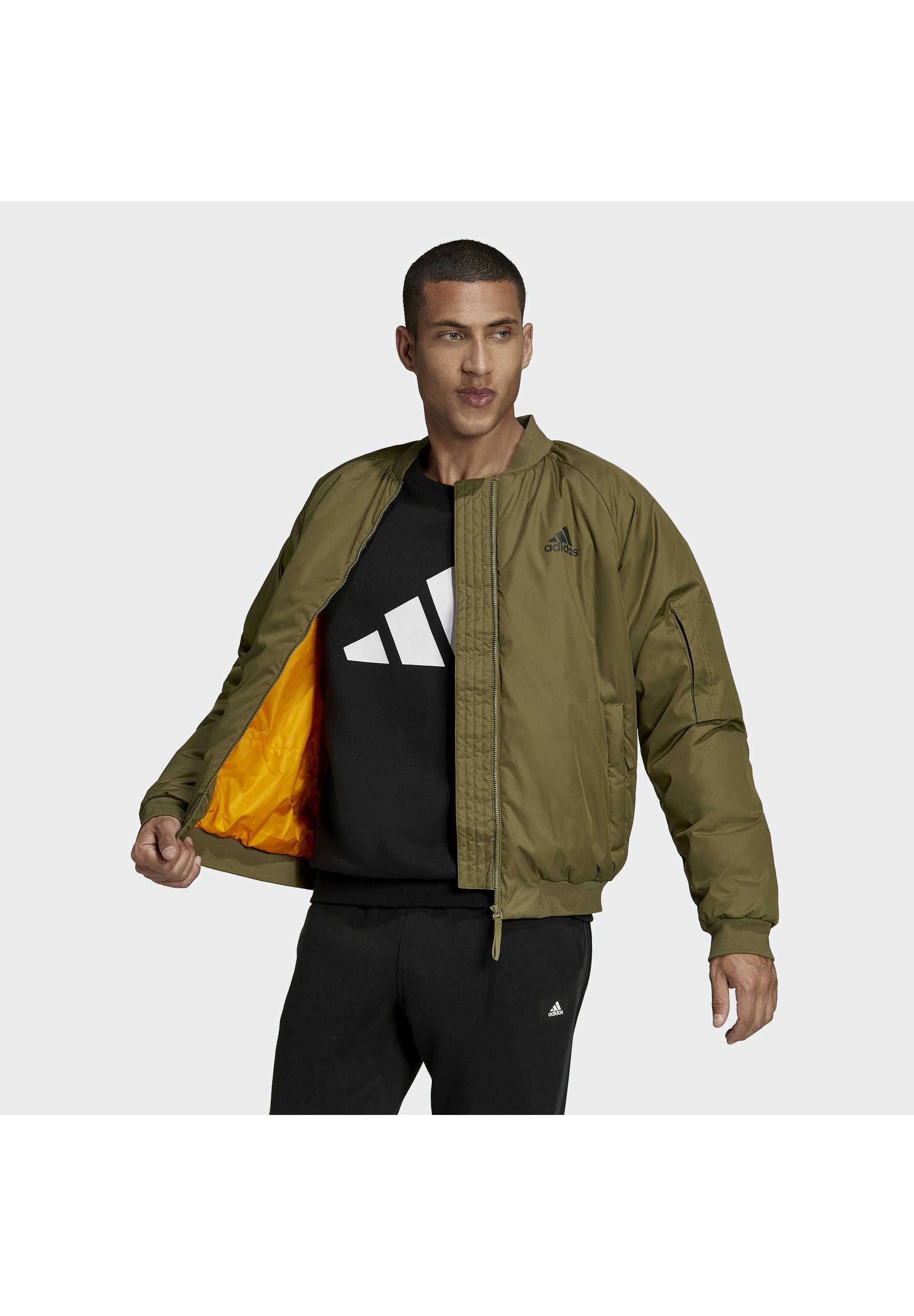adidas green bomber jacket