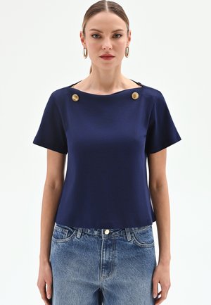 T-shirt basique - blu navy