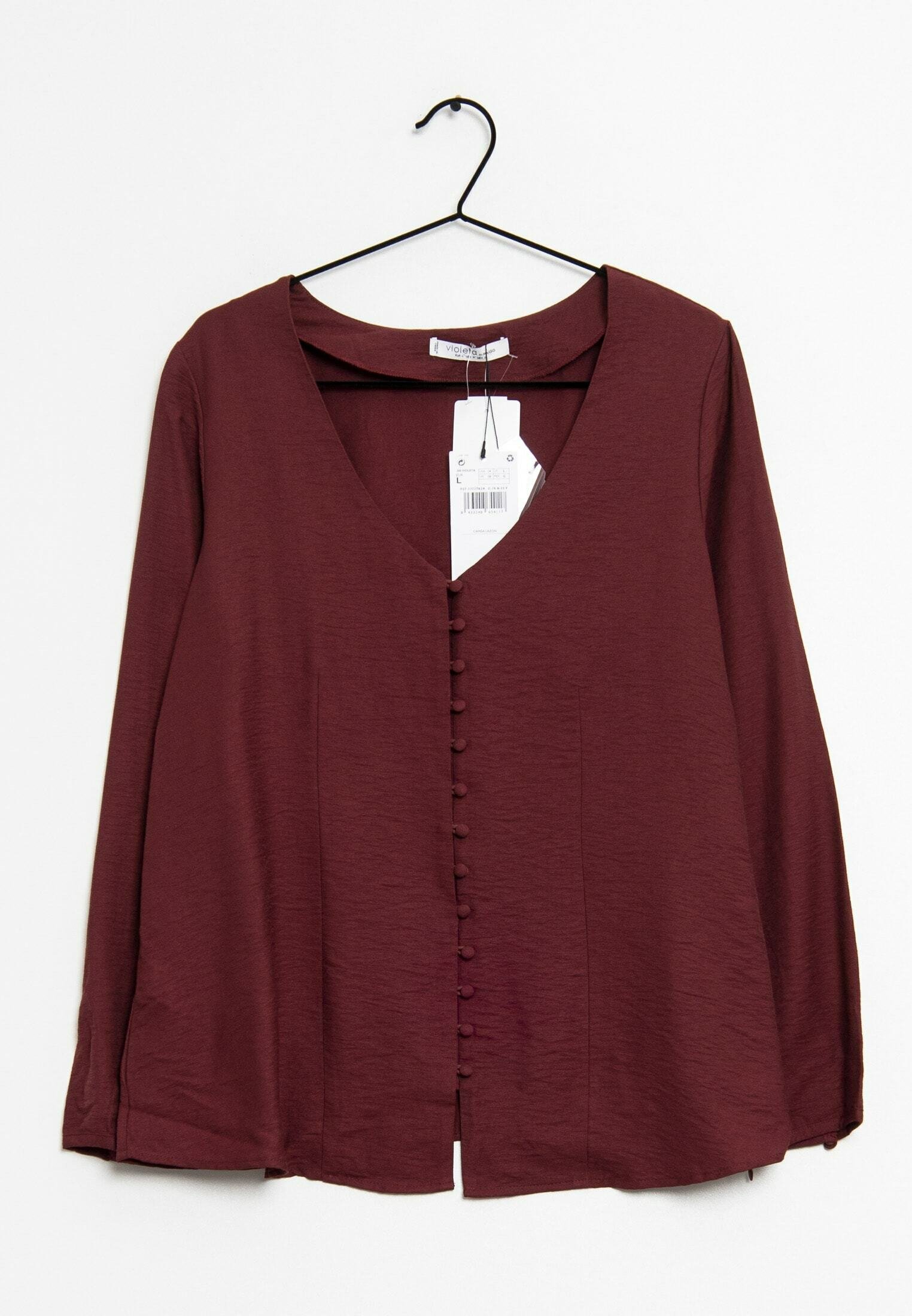 Violeta by Mango Blusa red/rojo (Segunda mano)