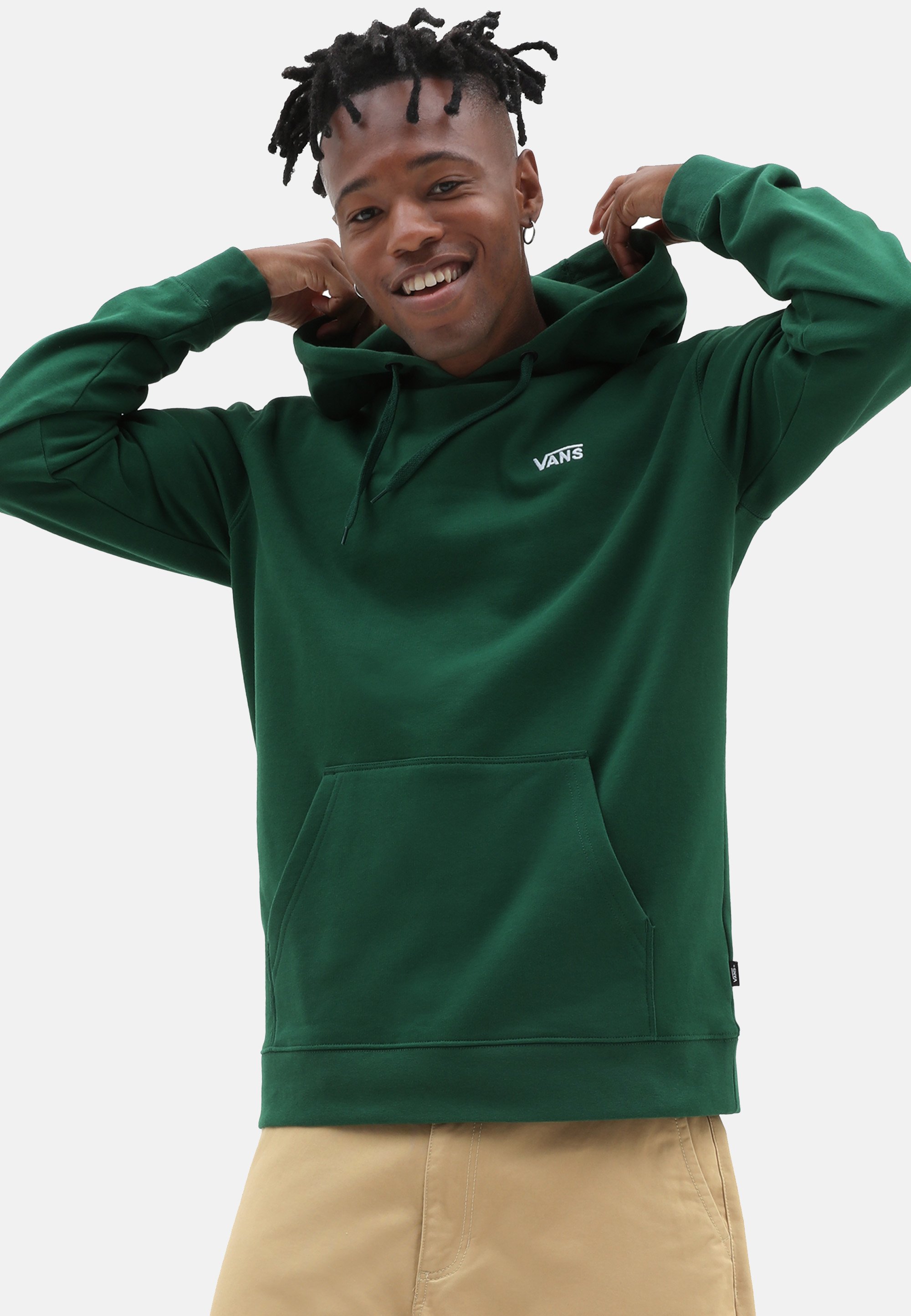 Vans CORE BASIC PO - Sweatshirt - dark green/vert foncé - ZALANDO.FR