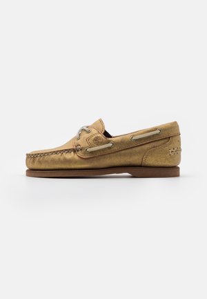 CLASSIC 2 EYE - Scarpe da barca - gold metallic