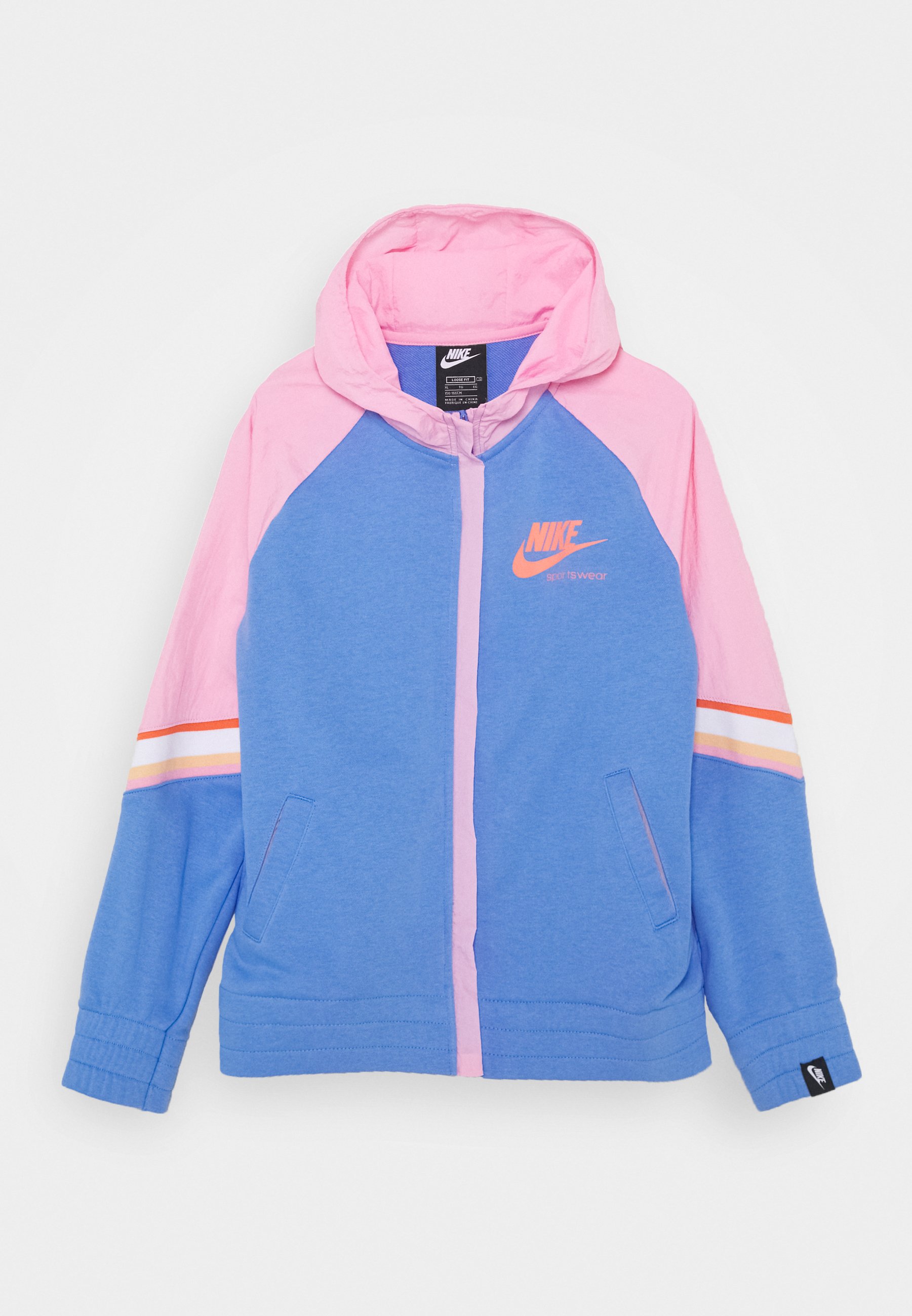 nike heritage sweatshirt pink