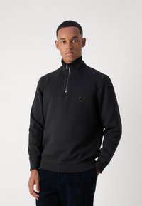 Tommy Hilfiger ESSENTIAL ZIP UNISEX - Melegítőfelső - black