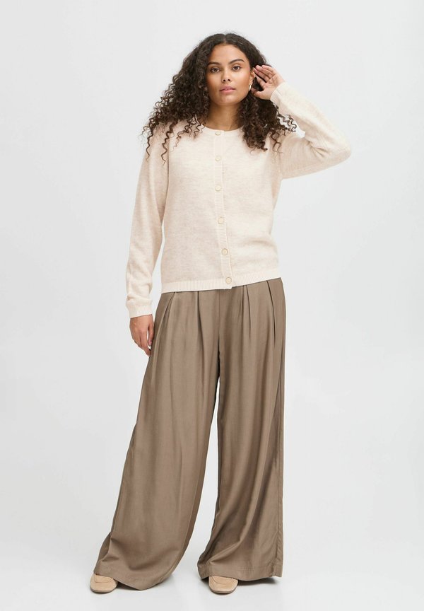 FRELVIRA - Cardigan - limestone melange2