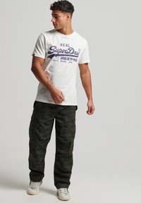Superdry & Co VINTAGE LOGO  - T-shirts print - ecru