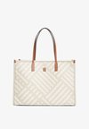 CITY TH MONOGRAM WOVEN TOTE BAG - Tote bag - neutral mix