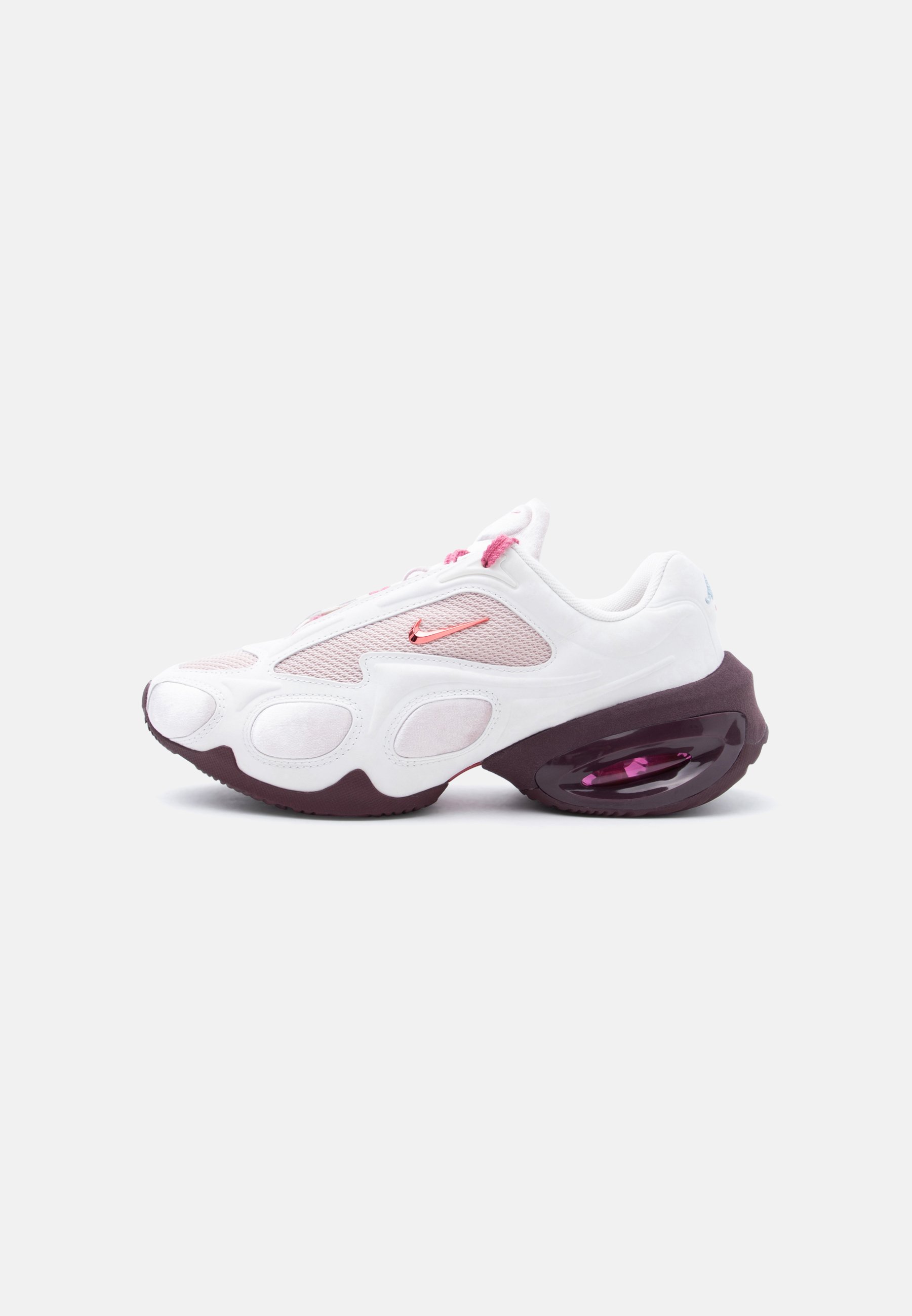 nike tekno white and pink