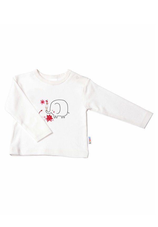 ELEFANT MIT EIS - Langarmshirt - ecru
