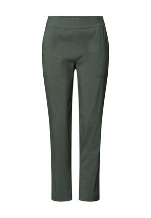Street One, SLIM LEG CHINO MIT ELASTIKBUND - Kalhoty - cilantro green