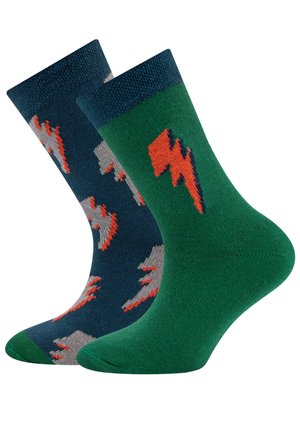 2ER PACK BLITZE - Socks - atlantikblau