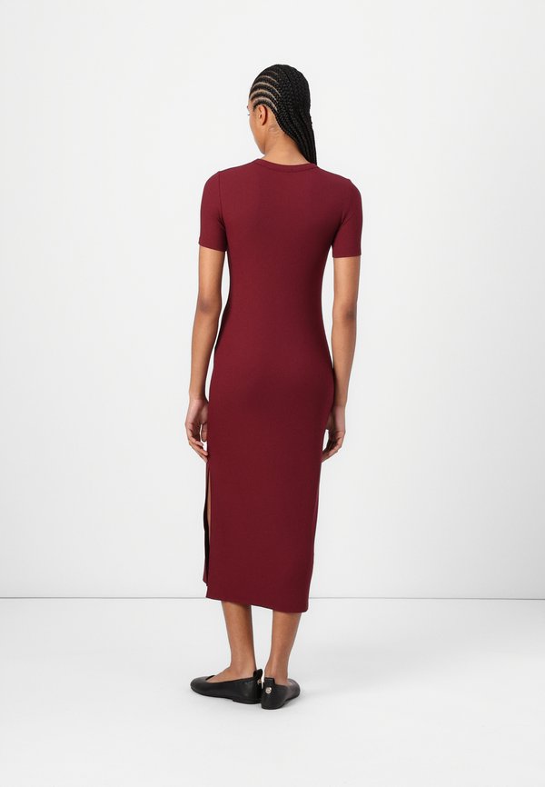 Jersey dress - deep rouge2