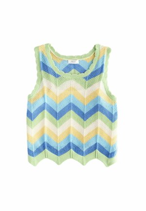 REGULAR FIT - ZIGZAG  - Svetrík - blue