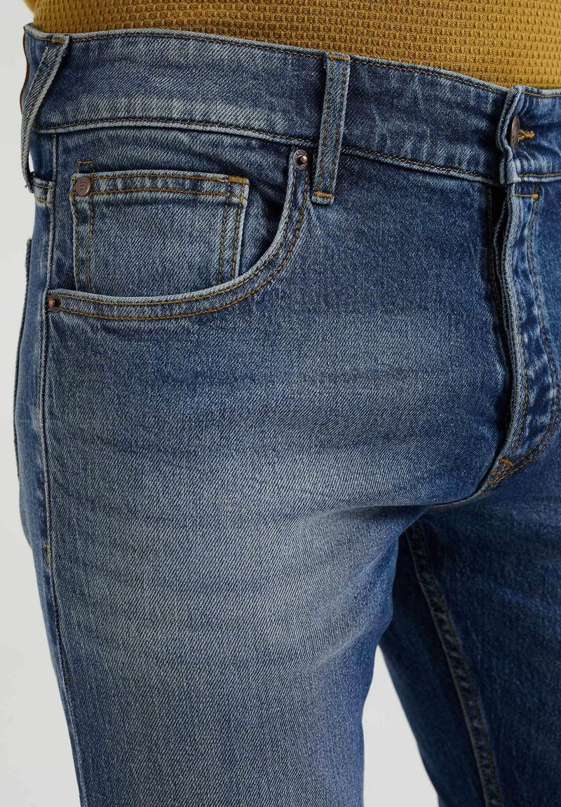 Herren Skinny Fit | WE Fashion MET STRETCH Jeans Slim Fit blue/dunkelblau - CV53587 Herren Skinny Fit | WE Fashion MET STRETCH Jeans Slim Fit blue/dunkelblau - CV53587