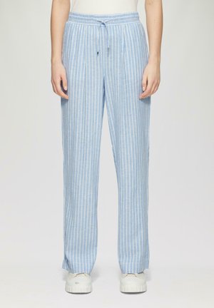 s.Oliver WIDE-LEG - Trousers - himmelblau