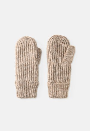 PCMILLA MITTENS - Moufles - toasted coconut melange