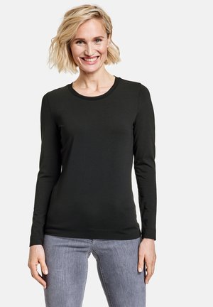 BASIC - Long sleeved top - schwarz