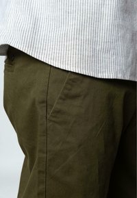 Clean Cut Copenhagen TWILL  - Chino - army green