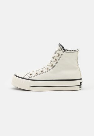 Converse CHUCK TAYLOR ALL STAR LIFT - Zapatillas altas - egret/black
