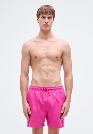 MEDIUM DRAWSTRING CORE LOGO TAPE - Badeshorts - stunning orchid