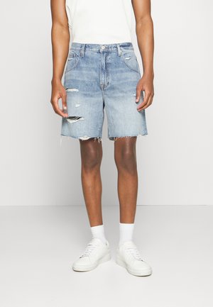 FRAME THE BOXY SHORT - Jeans Shorts - blue denim