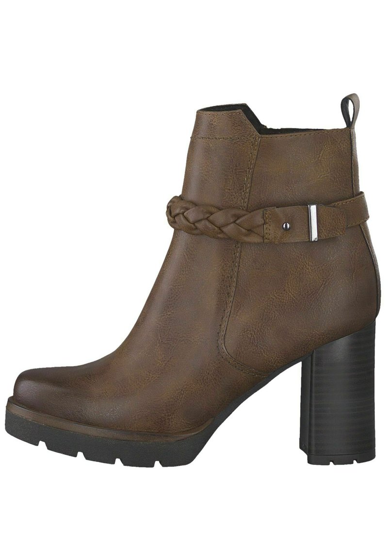 marco tozzi navy ankle boots