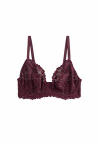 COMFORT PLUNGE - Kaarituelliset rintaliivit - burgundy red