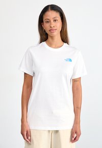 The North Face GLOBE - Potiskana majica - belay blue