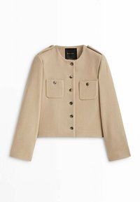 Massimo Dutti Lichte jas - beige