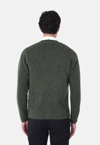 Ciabalù SCOLLO A V - Cardigan - verde