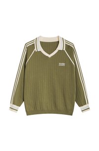 Kaotiko RETRO SPORT SOCIETY UNISEX - Hosszú ujjú felső - army