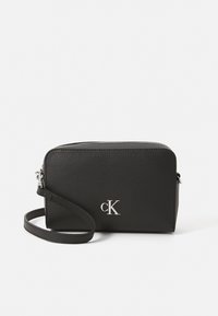 Calvin Klein Jeans - MINIMAL MONOGRAM CAMERA BAG - Cross body bag - black Thumbnail Image 1