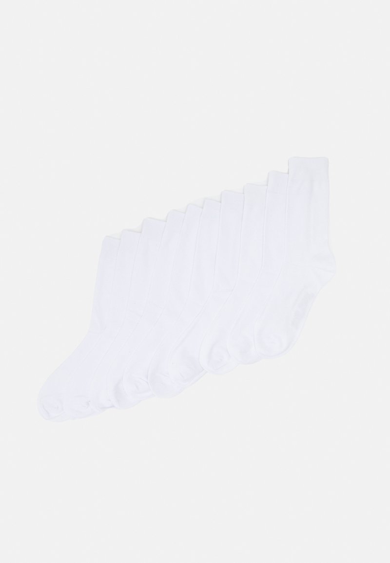 Jack & Jones JACJENS 10 PACK - Meias - white