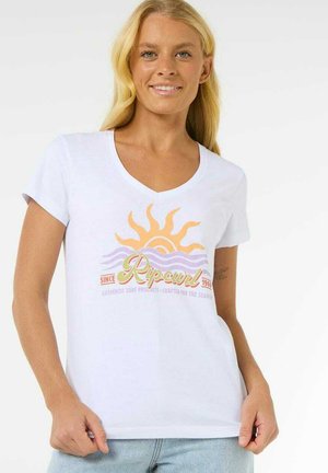 Print T-shirt - white