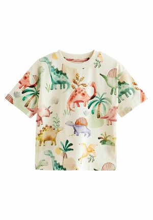 SHORT SLEEVE REGULAR FIT - T-shirt print - neutral