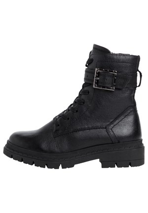 COMFORT - Cowboy-/Bikerstiefelette - black